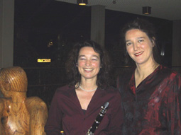 Dorothe Hermann (Klarinette), Nadja Salameh (Gesang)