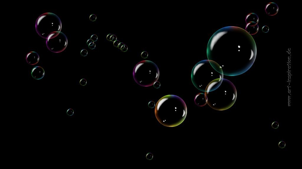 Regenbogenseifenblasen